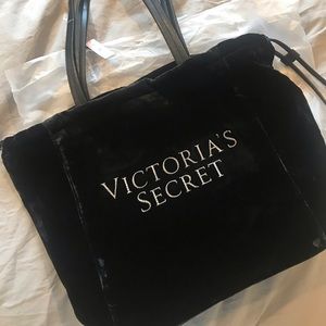 VS velvet tote still in Plastic